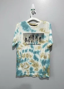 Art Class Tie-Dye Tee in Blue and Tan size 12/14 Unisex teen or large - Picture 1 of 11
