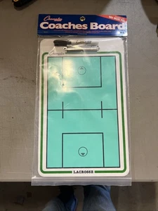NEW Champion Lacrosse Dry Erase 2 Sided Coaches Board & Marker CBLX Size 11"x16 - Picture 1 of 3