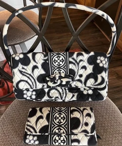Vera Bradley Day & Night Knot A Shoulder Bag & Wallet Retired - Picture 1 of 10