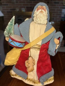 1986 Possible Dreams Santa With Tree, Drum & Angel - Bild 1 von 3
