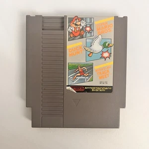 Super Mario Bros. / Duck Hunt / World Class Track Meet (NES, 1988) - Picture 1 of 4