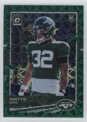 2020 Panini Donruss Optic Rookies Green Velocity Prizm Ashtyn Davis Rookie RC - Image 1 of 2