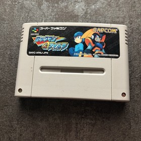 Nintendo Rockman & Forte Super Famicom SFC SNES Game Cassette