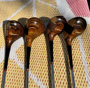 4 Wilson D404 Harmonized 4300 Wooden Golf Clubs #’s 1,2,3 And 4 - Picture 1 of 14