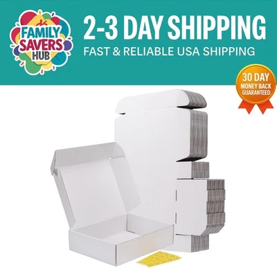 Set of 20 Corrugated Cardboard Shipping Boxes 12x9x3 - Eco-Friendly Packaging - Image 1 of 4