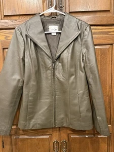 East5th Genuine Leather Jacket Moto Coat Women’s S Small Zip Motorcycle  - Picture 1 of 6