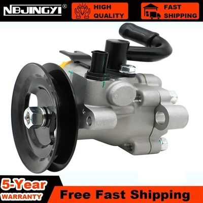 Power Steering Pump with Pulley for Hyundai Accent 2010-2011 Kia Rio Rio5 06-11 - Image 1 of 4