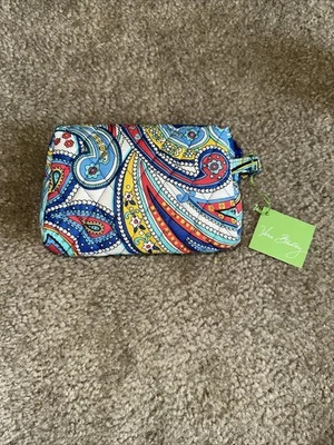 Vera Bradley Small Cosmetic Bag Marina Paisley New With Tags - Image 1 of 4