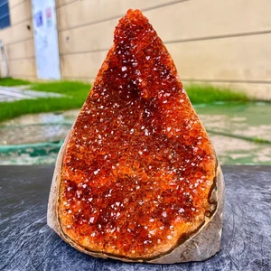 Piedra curativa tierra embriagadora cristal cuarzo racimo citrino natural 4,17 lb - Imagen 1 de 18