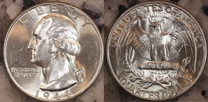 1944 P Washington Silver Quarter GEM- BU LUSTER! RB9567 - Picture 1 of 3