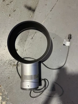 Dyson AM01 Air Multiplier Bladeless Desk Fan 10” Silver/Black Tested - Image 1 of 4