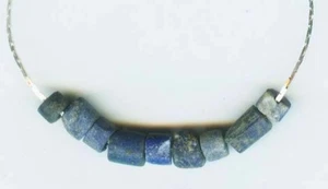 Lapis Lazuli Bead Necklace Ancient Armenian Assyrian Empire 3000BC Gem of Heaven - Picture 1 of 4