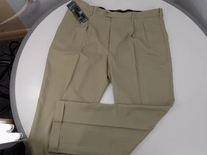Savane Herren Anzughose 42 x 32 Neu mit Etikett beige, verstellbarer Bund, Bündchen, gerade - Bild 1 von 9