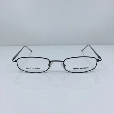 Nuevas gafas vintage Emporio Armani 9025 EA 9025/N C. 9P3 negras y plateadas 48 mm Foto 1 de 4