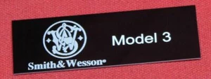 Placa vitrina Smith & Wesson modelo 3  - Imagen 1 de 2