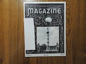 UDC Daughters of the Confederacy Magazine 1990 März Jefferson Davis Monument - Bild 1 von 3