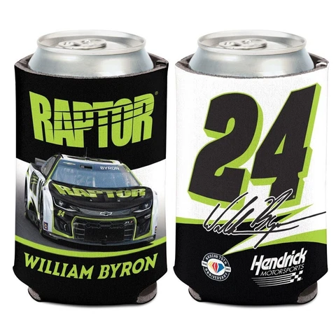 William Byron 2023 Raptor #24 Can Hugger 12oz Cooler Cover