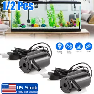 Piccola Pompa Acqua Mini Muta Sommergibile USB 5V 1M Cavo Giardino Casa Fontana Strumento - Foto 1 di 14
