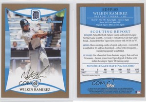 2008 Bowman Draft Prospects Gold Wilkin Ramirez #BDPP105