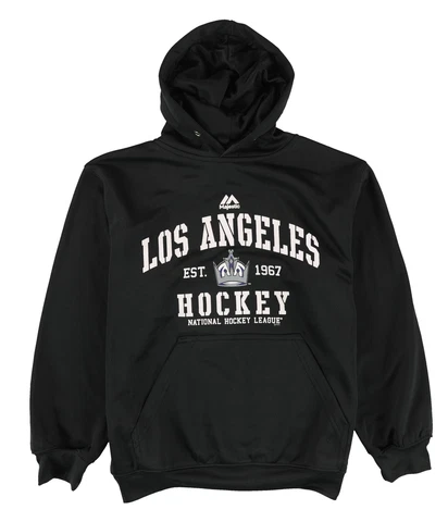 Majestic Mens Fanatics Heritage Hoodie Sweatshirt, Black, Medium Cover
