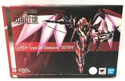 Tamashii Nations Metal Robot Spirits Guren Type-08 Elements Seiten Code Geass FS - Image 1 of 4