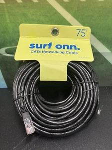 SURF ONN  CAT6 NETWORKING CABLE-75 FT - Picture 1 of 3