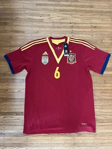 Spanien Fußball Trikot FIFA 2010 Adidas Neu mit Etikett INIESTA Größe XL - Bild 1 von 10