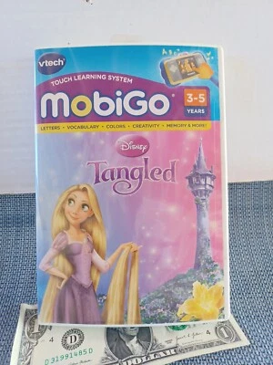 VTech MobiGo Tangled Game Ages 3-5 years Disney Learning - Image 1 of 3