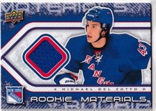 09/10 UD UPPER DECK MICHAEL DEL ZOTTO ROOKIE MATERIALS JERSEY