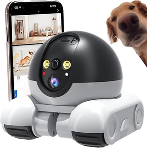 Robot Patrol Buddy Cámara sobre Ruedas, Visión Nocturna, Batería 5200mah y Control de Aplicaciones - Imagen 1 de 32