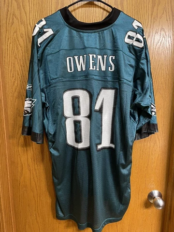 Vintage Reebok NFL Philadelphia Eagles Terrell Owens #81 Jersey Size XL Cover
