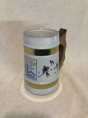 Vtg 1980 Lake Placid Olympic Mug By Siesta Ware  - Image 1 of 4