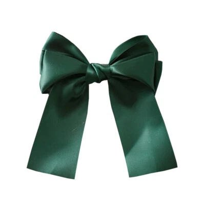 Girls Ribbon Hairgrips Big Large Bow Hairpin Satin Hair Clip Barrette Hair Acc ✿ - Image 1 of 4