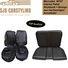 Seat Covers + Back Seat for Mercedes Sl R/W107, Black