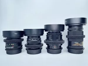 📸 SET 37 58 85 135 Cinemod Helios 44, Mir 1v, Jupiter 9, Jupiter 37 Canon EF - Picture 1 of 18