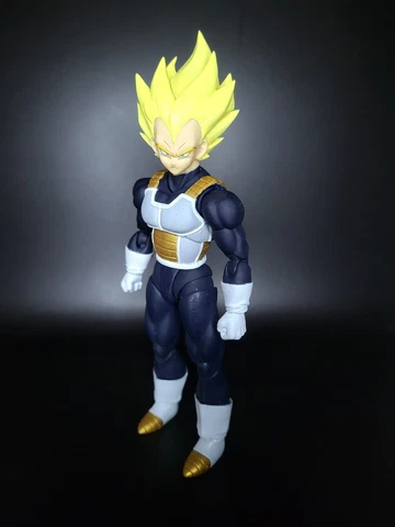 Bandai Tamashii S.H.Figuarts Dragonball Super Saiyan Vegeta (CUSTOM REPAINT) Cover