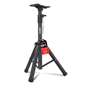 5Core Speaker Stand Adjustable Heavy Duty 3Ft PA DJ Tripod Studio Monitor Stands - Picture 1 of 11