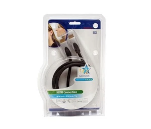 HQ Silver Series High Quality HDMI Cable 24K Gold Plated Male to Male RRP £15.99 - Picture 1 of 2