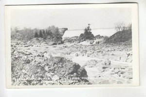 Echt Foto Postkarte Thomson Power Dam am St Louis River Carlton County MN - Bild 1 von 1