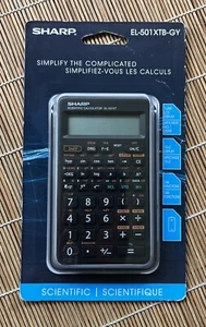 Calculator Sharp EL-501 XTBG Scientific New w/Case - Picture 1 of 10