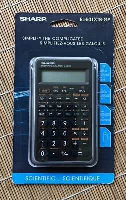 Calculator Sharp EL-501 XTBG Scientific New w/Case - Image 1 of 4