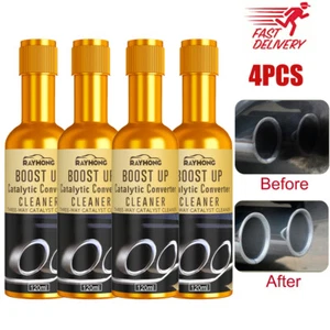 4Pcs Boost Up Vehicle Engine Catalytic Converter Cleaner Multipurpose Cleaning - Picture 1 of 12