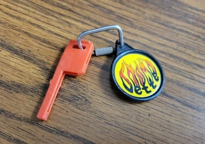 1980 Kidco “Vette” Burnin' Cars Key Fob LAUNCH KEY ONLY  - Image 1 of 4