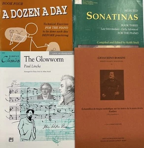 3 COLECCIONES y GLOWWORM para piano intermedio+. Lote #59 - Imagen 1 de 5