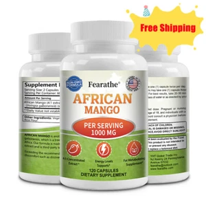 AFRICAN MANGO 1000mg 4:1 30-120Kapseln Fatburner Diät Kapseln Afrikanische Mango - Bild 1 von 13