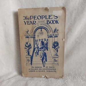 1920 The PEOPLE'S YEAR BOOK, English & Scottish Wholesale Societies. Paperback. - Bild 1 von 10