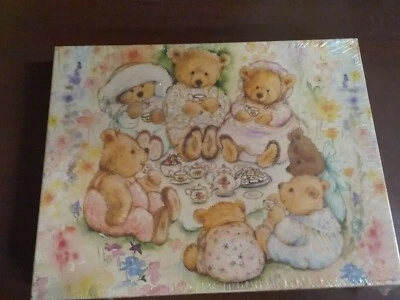 Jigsaw Puzzle - Mary Bear's Tea Party Picnic 500 Piece 18  23.5" NIB Sealed - Image 1 of 3