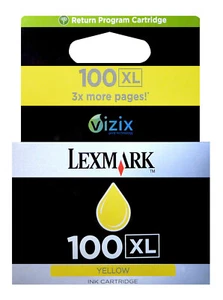 originale Lexmark 100XL, giallo, Lexmark Impact S301, S305, Interpret S405, S409 - Foto 1 di 1