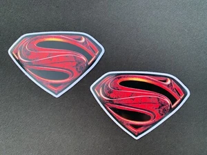 2 Pegatinas Superman “Choest Logo S” 3.75” Vinilo Superman Slap Action Hero  - Imagen 1 de 3