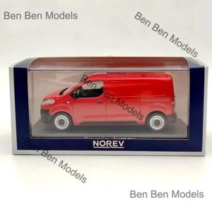 Norev 1/43 Citroen Jumpy 2016 VAN Diecast Metal Car Limited Collection Gifts red - Picture 1 of 7